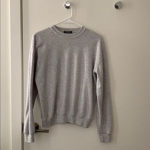 Brandy Melville Gray Pullover Sweater Crewneck